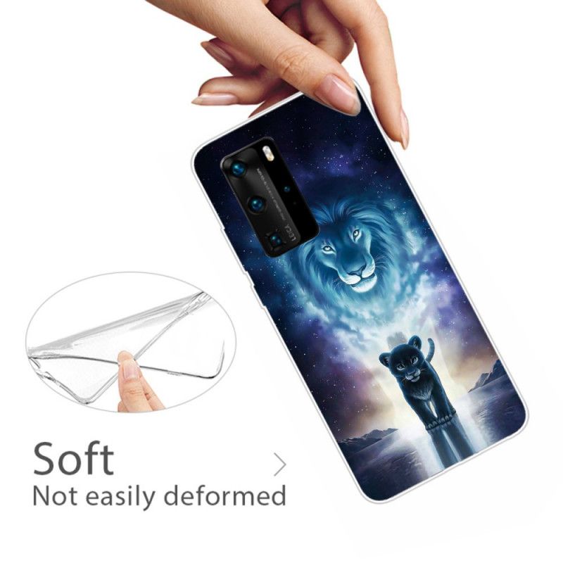 Coque Huawei P40 Pro Lionceau