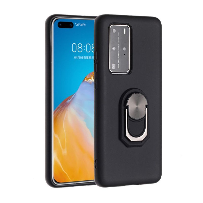 Coque Huawei P40 Pro Métallisée Anneau-support