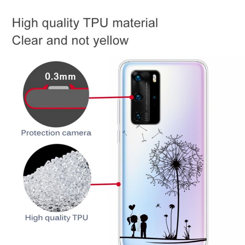 Coque Huawei P40 Pro Pissenlit Love