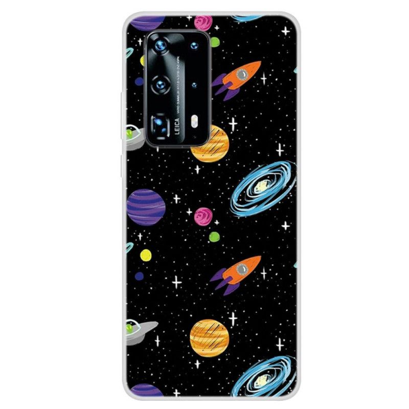 Coque Huawei P40 Pro Planète Galaxie