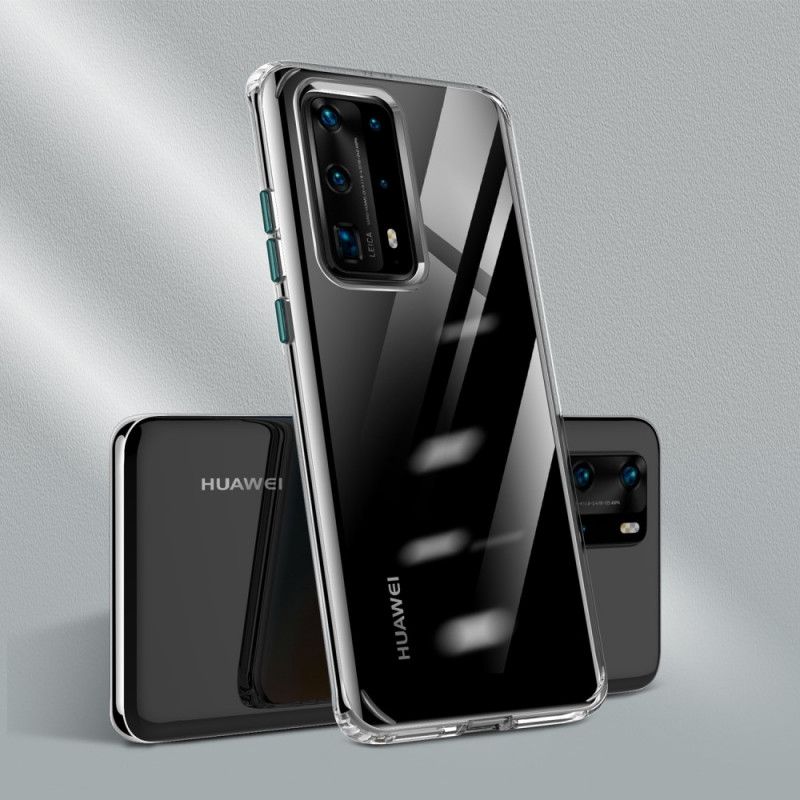 Coque Huawei P40 Pro Plus Transparente Boutons Colorés