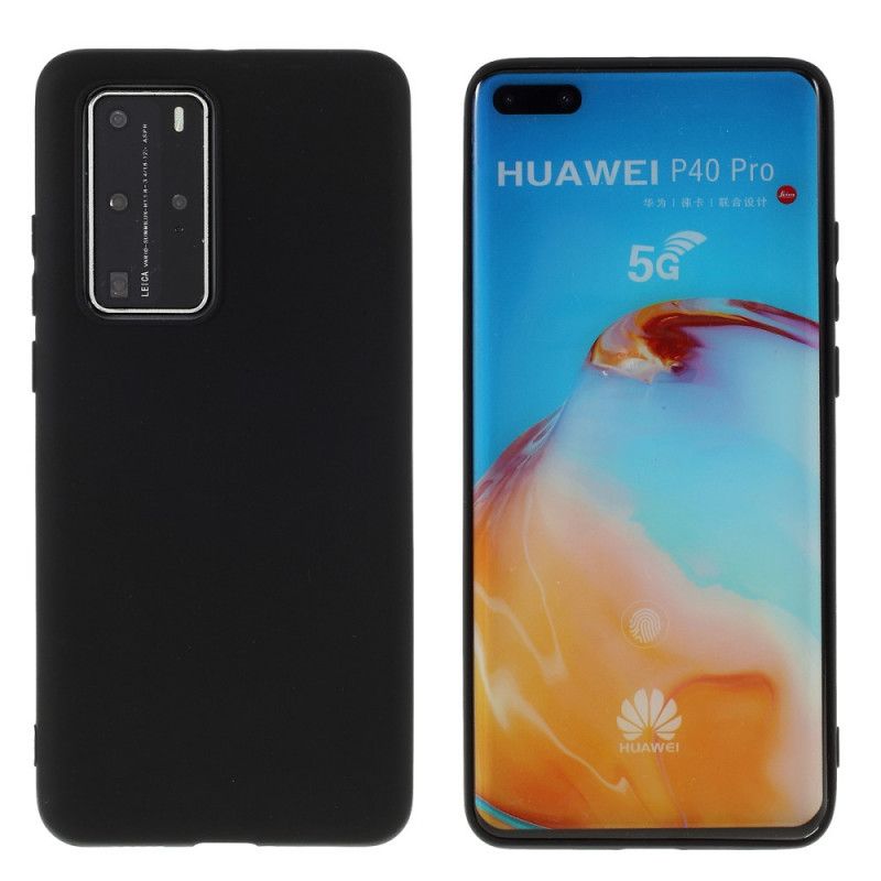 Coque Huawei P40 Pro Silicone Givré