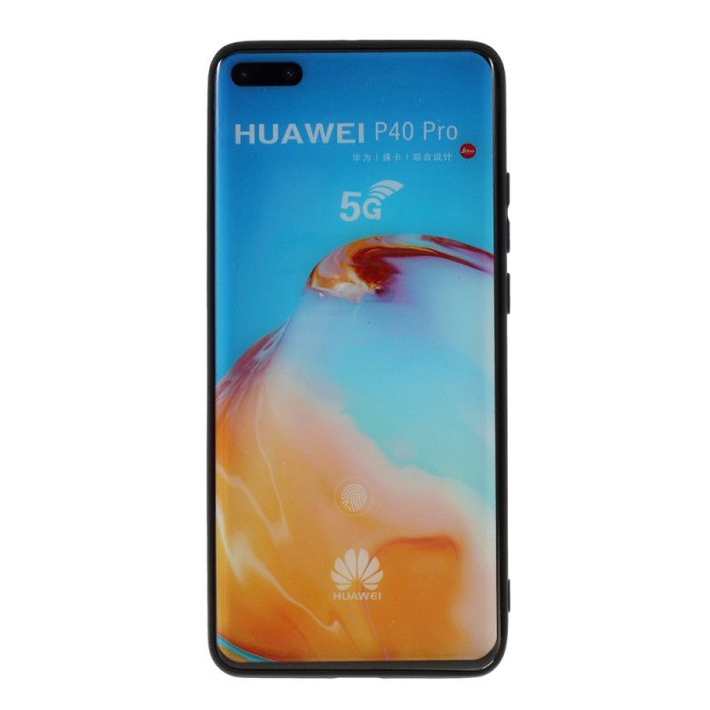 Coque Huawei P40 Pro Silicone Givré