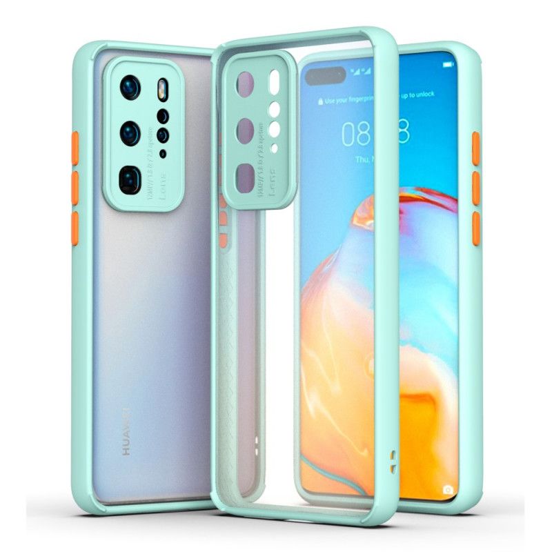 Coque Huawei P40 Pro Transparente Contour Coloré