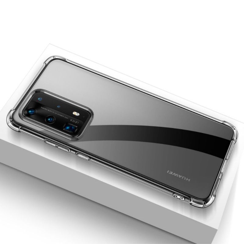Coque Huawei P40 Pro Transparente Leeu Coussins Protecteurs