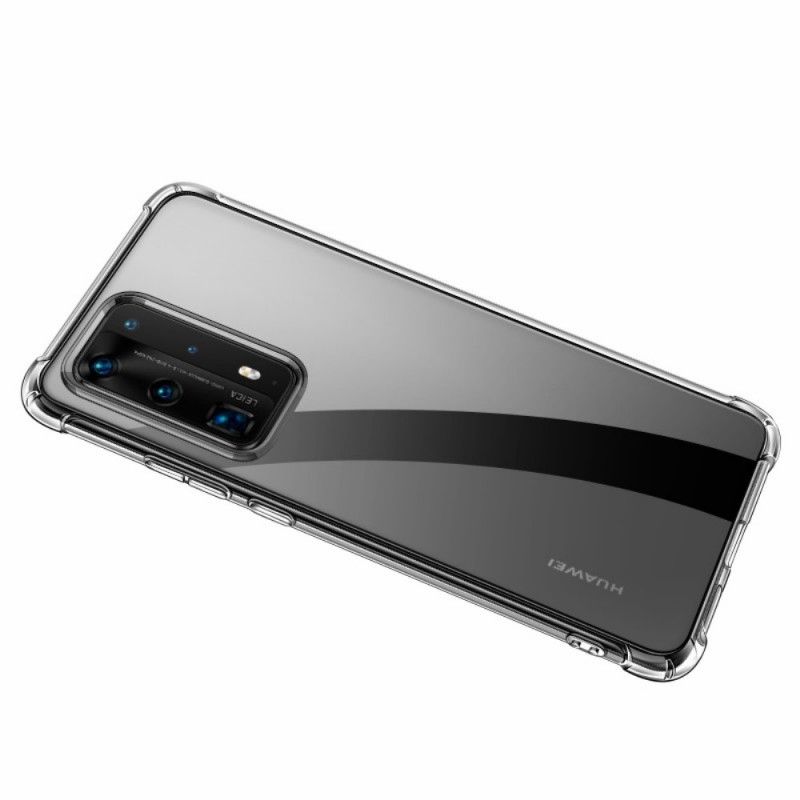 Coque Huawei P40 Pro Transparente Leeu Coussins Protecteurs