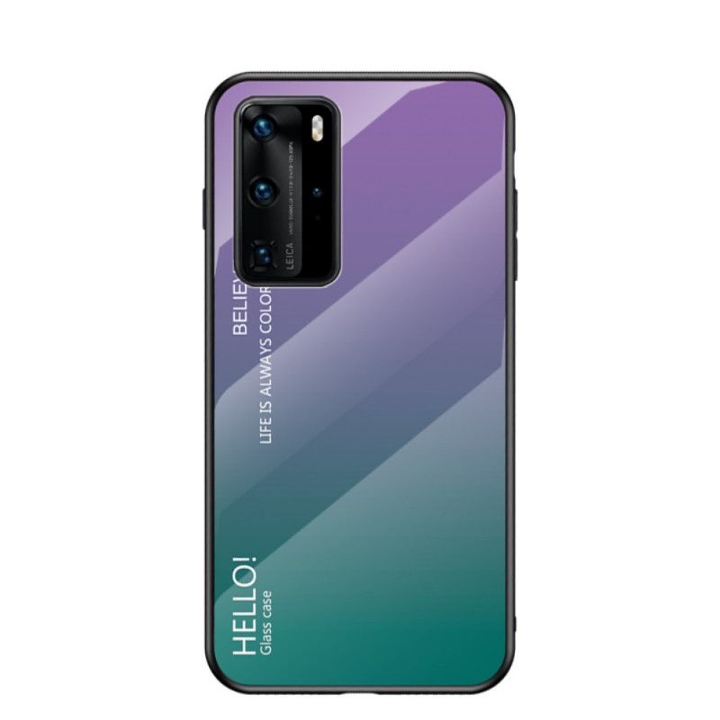 Coque Huawei P40 Pro Verre Trempé Hello