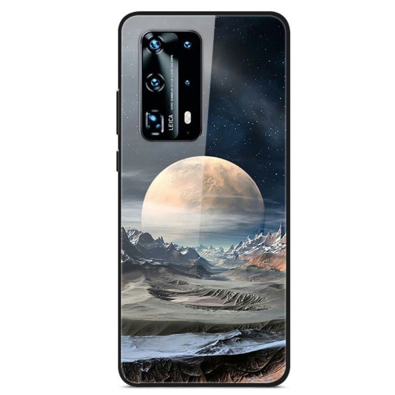 Coque Huawei P40 Pro Verre Trempé Lune De L'espace