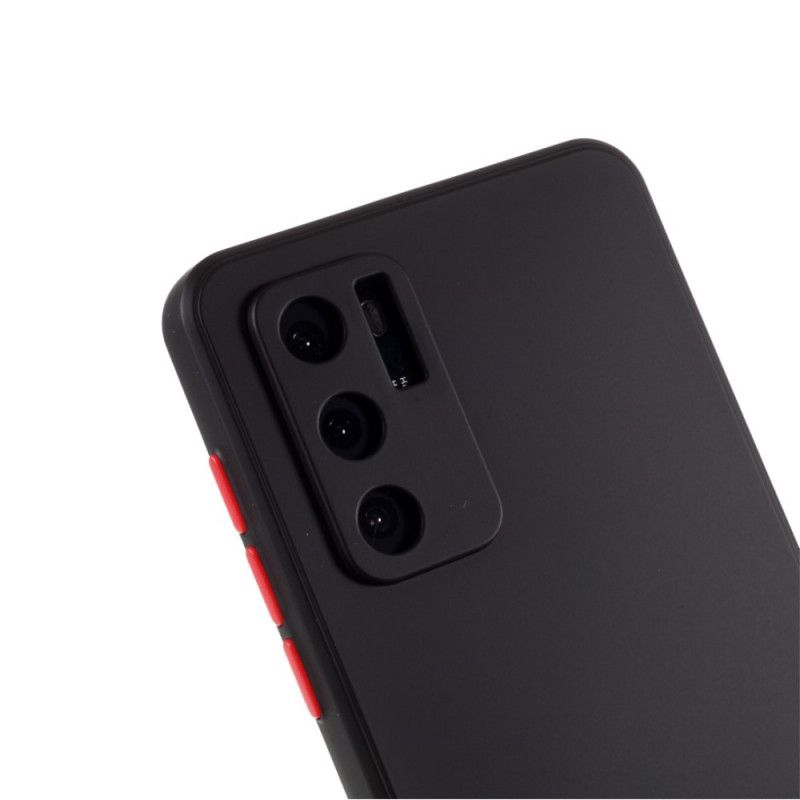 Coque Huawei P40 Silicone Flexible Bouton Coloré