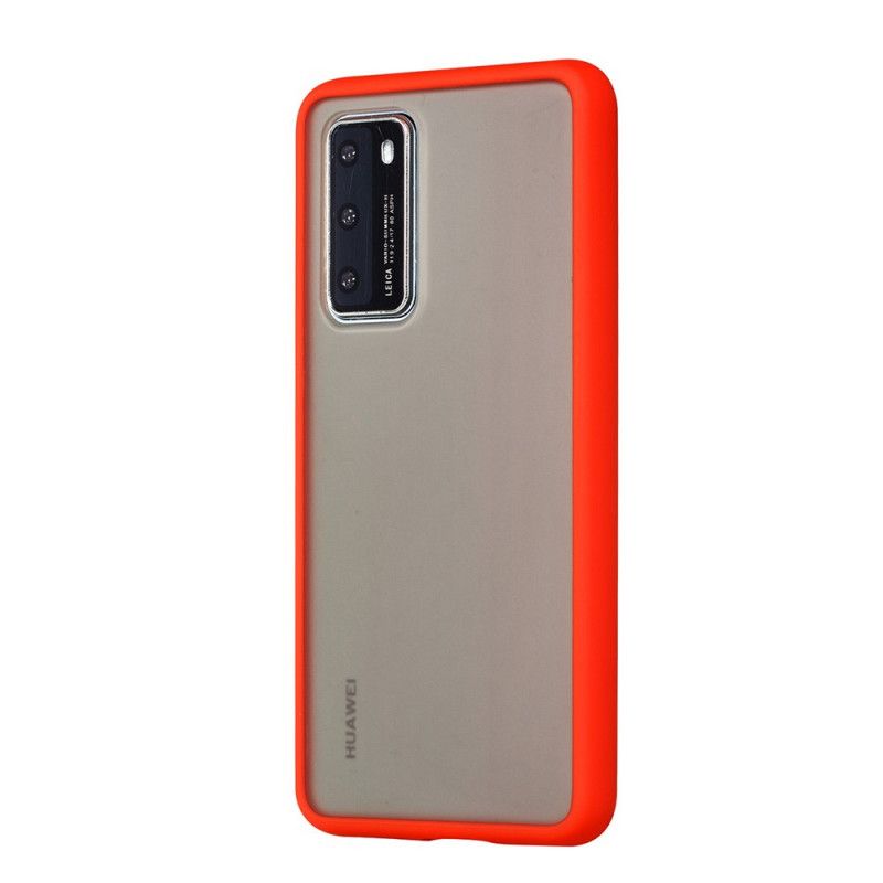 Coque Huawei P40 Transparente Contour Coloré