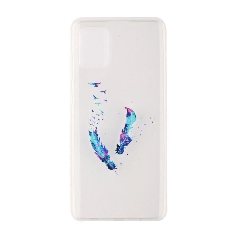 Coque Huawei P40 Transparente Plumes