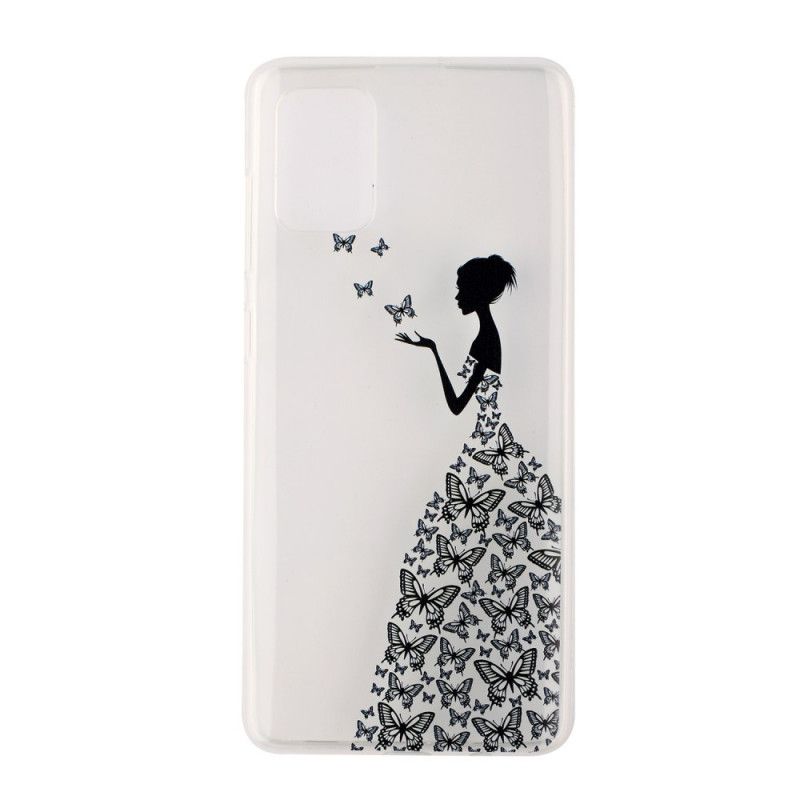 Coque Huawei P40 Transparente Robe Papillons