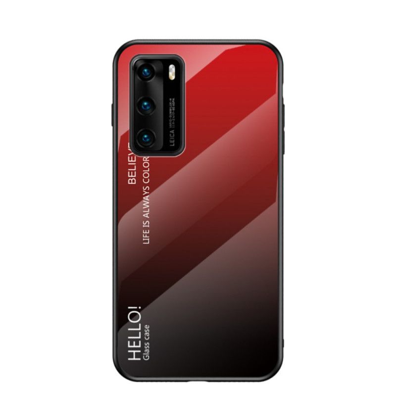 Coque Huawei P40 Verre Trempé Hello