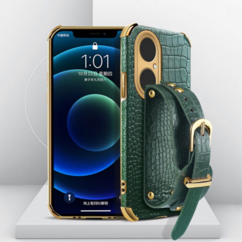 Coque Huawei P50 Pro Croco Bracelet