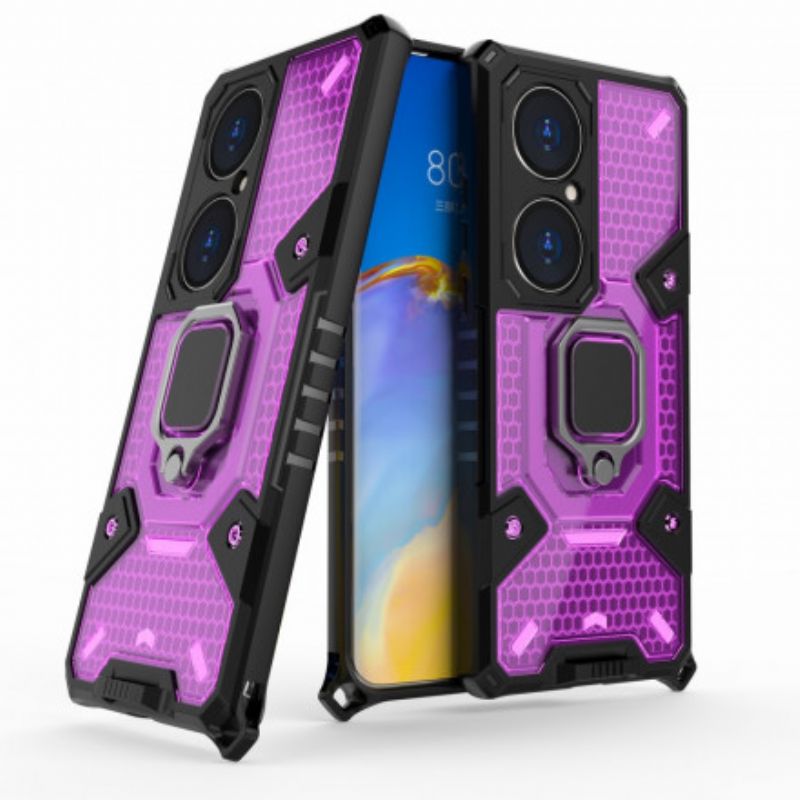 Coque Huawei P50 Pro Hybride Résistante Style Nid D'abeille