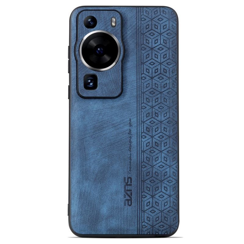 Coque Huawei P60 Pro Effet Cuir AZNS