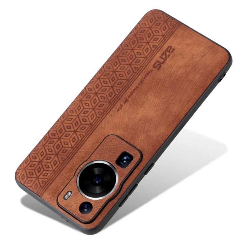 Coque Huawei P60 Pro Effet Cuir AZNS