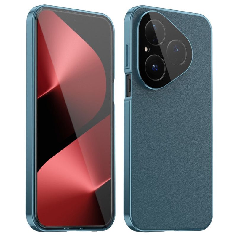 Coque Huawei Pura 80 Design Cuir et Verre Trempé pour Écran