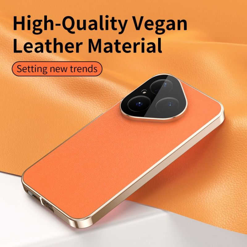 Coque Huawei Pura 80 Design Cuir et Verre Trempé pour Écran