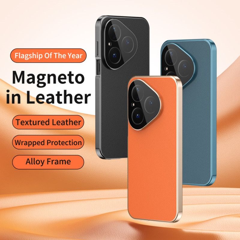 Coque Huawei Pura 80 Design Cuir et Verre Trempé pour Écran