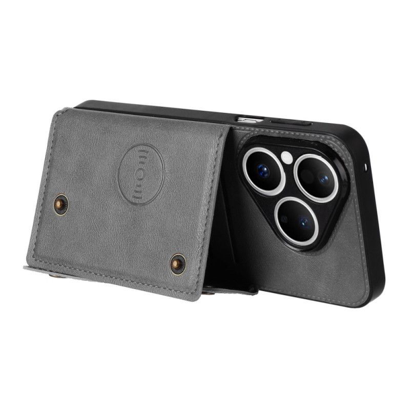 Coque Huawei Pura 80 Effet Cuir Porte-Cartes