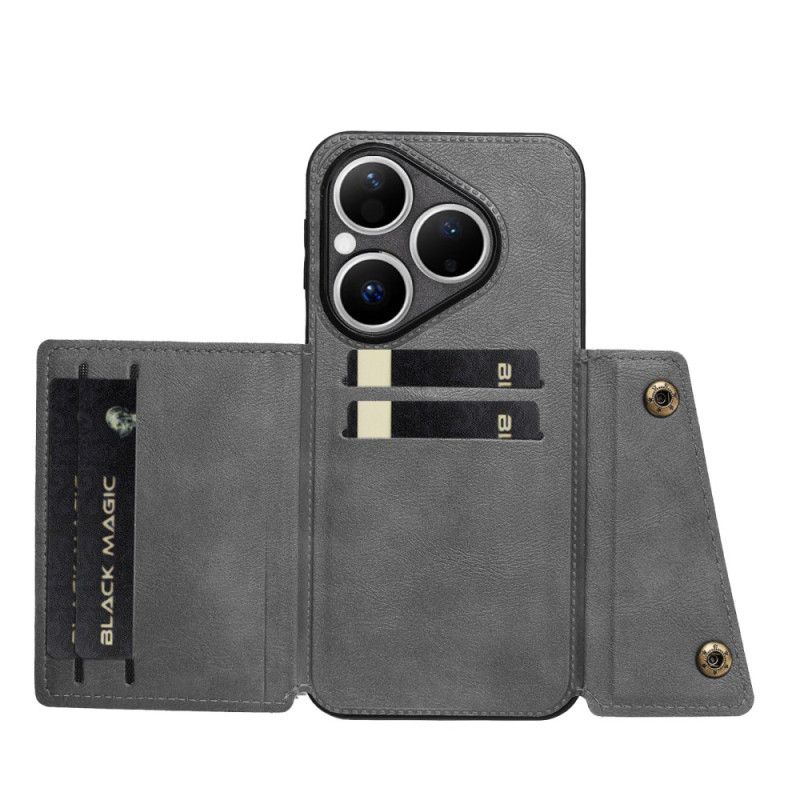 Coque Huawei Pura 80 Effet Cuir Porte-Cartes