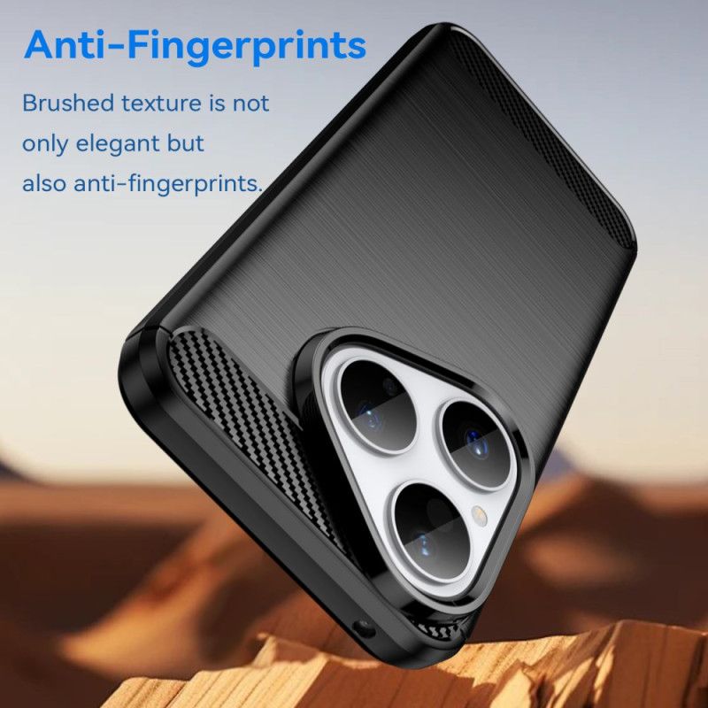 Coque Huawei Pura 80 Fibre Carbone Brossée