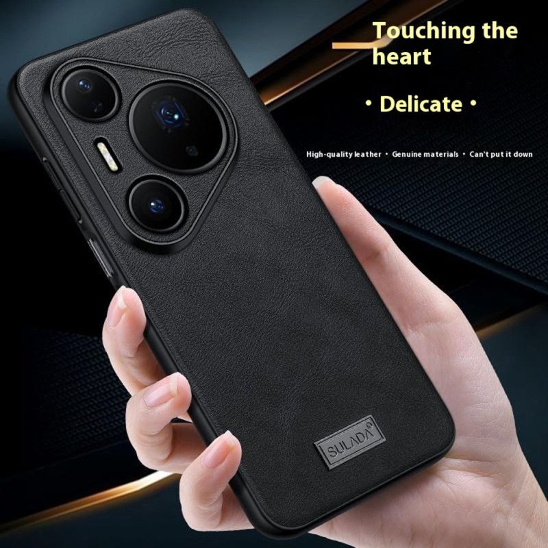Coque Huawei Pura 80 Pro Effet Cuir SULADA
