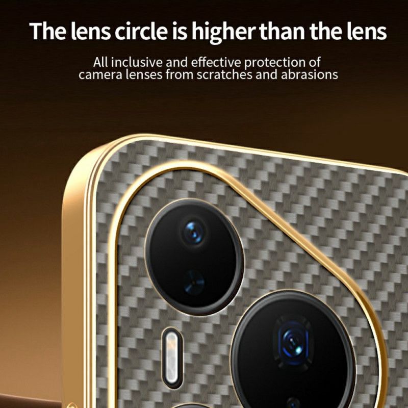 Coque Huawei Pura 80 Pro Texture Fibre de Carbone