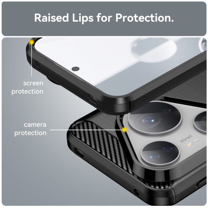 Coque Huawei Pura 80 Pro / 80 Ultra Fibre Carbone Brossée