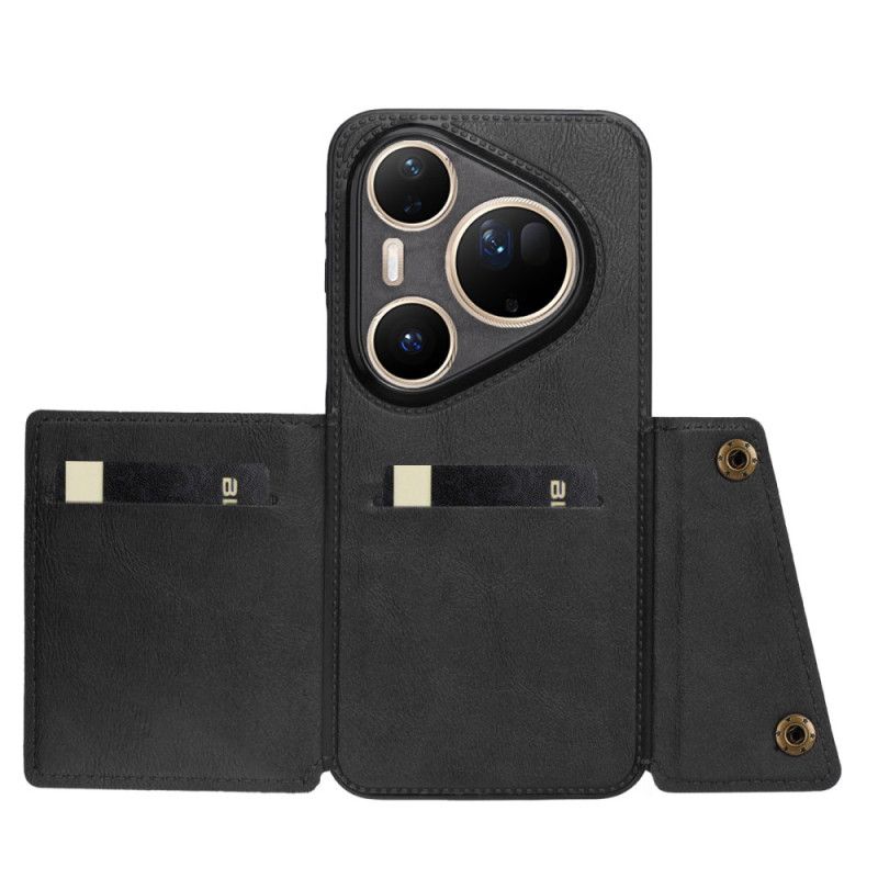 Coque Huawei Pura 80 Ultra Effet Cuir Porte-Cartes