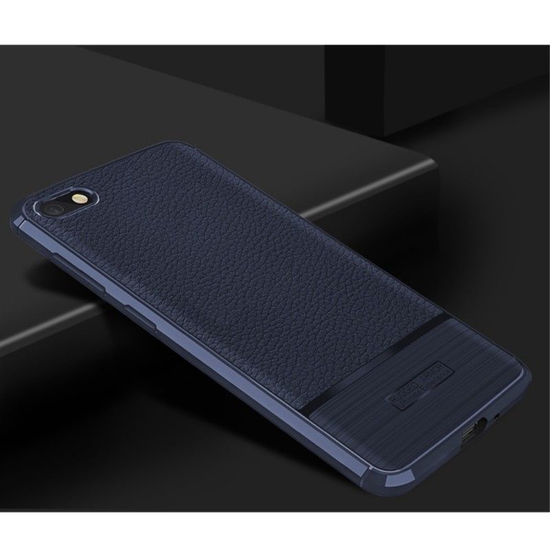 Coque Huawei Y5 2018 Simili Cuir Litchi