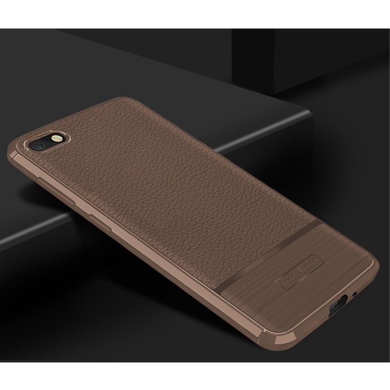 Coque Huawei Y5 2018 Simili Cuir Litchi