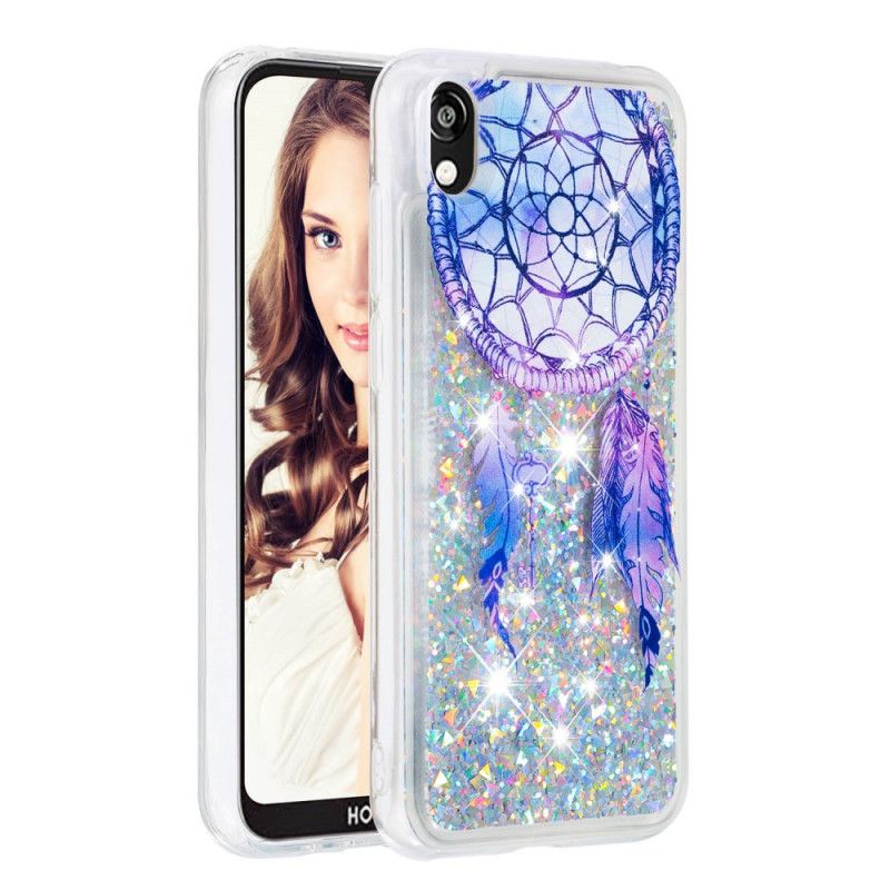 Coque Huawei Y5 2019 / Honor 8s Attrape Rêves Bleu Paillettes