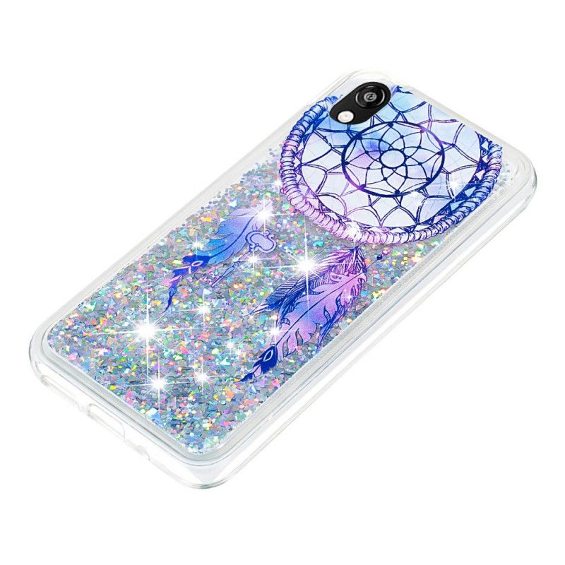 Coque Huawei Y5 2019 / Honor 8s Attrape Rêves Bleu Paillettes