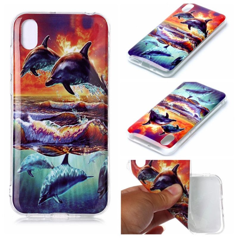 Coque Huawei Y5 2019 / Honor 8s Dauphins En Liberté