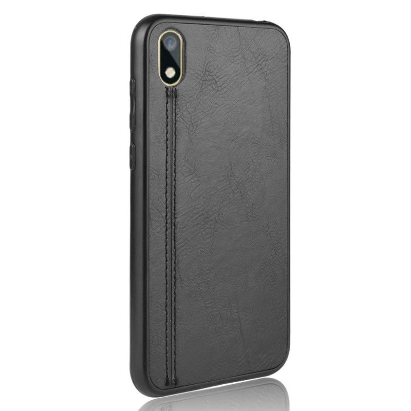 Coque Huawei Y5 2019 / Honor 8s Effet Cuir Couture