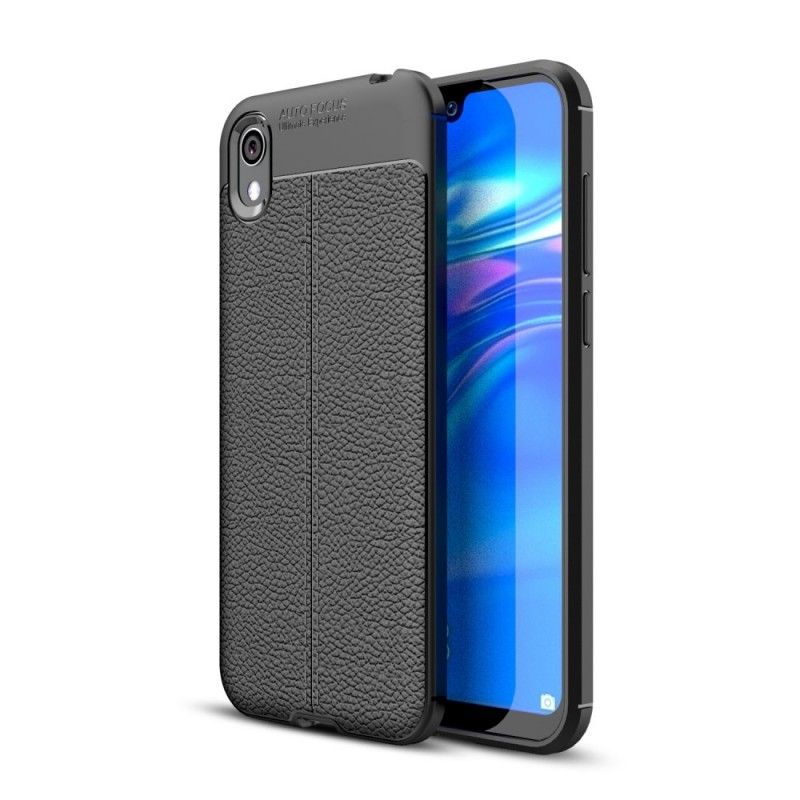 Coque Huawei Y5 2019 / Honor 8s Effet Cuir Litchi Double Line