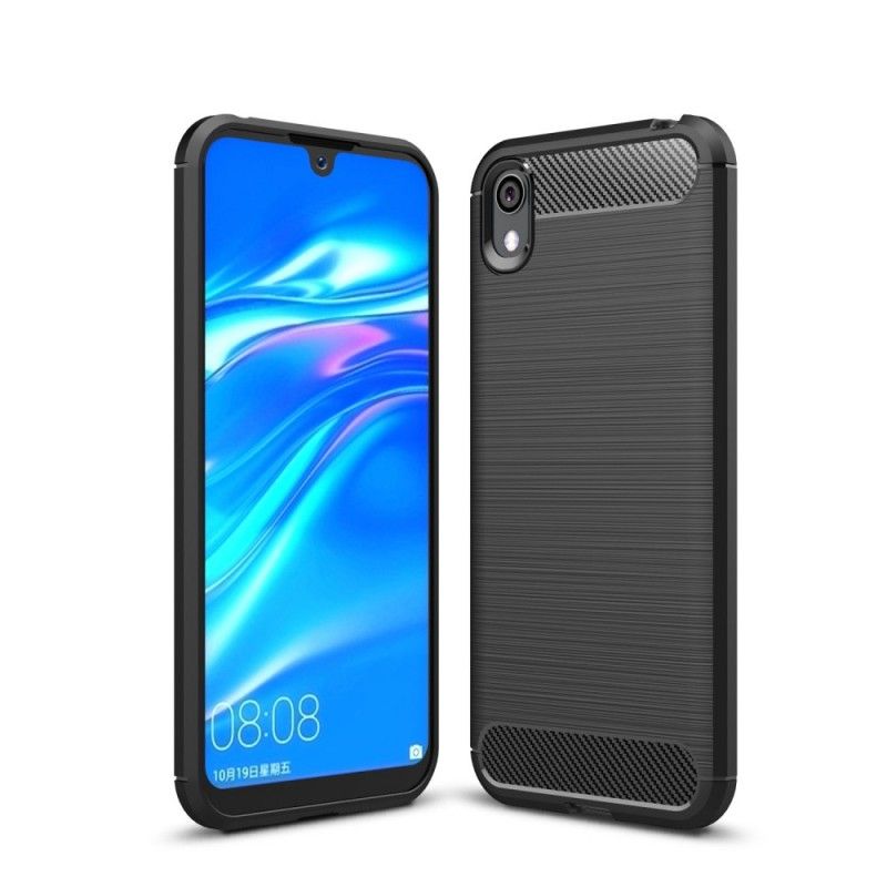 Coque Huawei Y5 2019 / Honor 8s Fibre Carbone Brossée