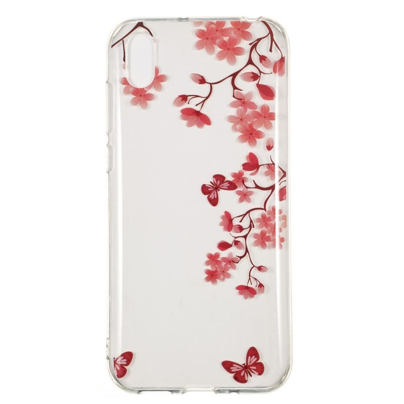 Coque Huawei Y5 2019 / Honor 8s Transparente Branche Aux Papillons