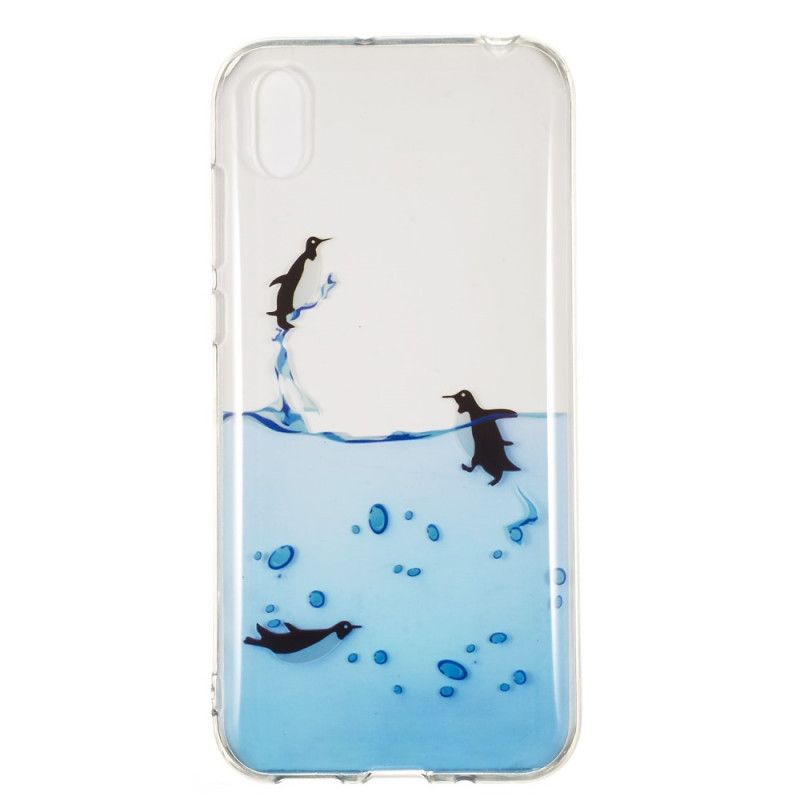 Coque Huawei Y5 2019 / Honor 8s Transparente Jeu De Pingouins