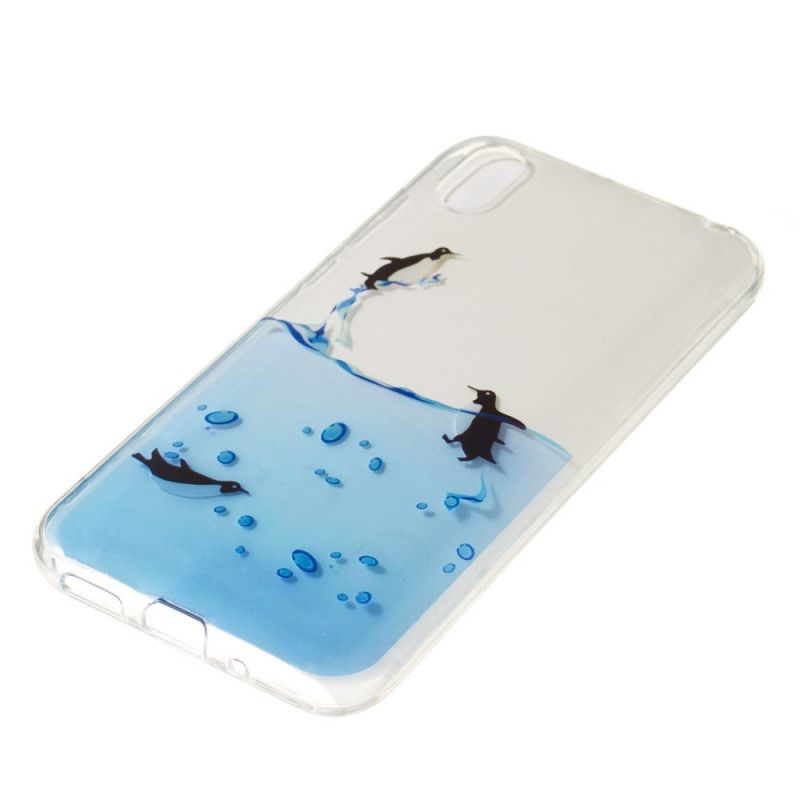 Coque Huawei Y5 2019 / Honor 8s Transparente Jeu De Pingouins