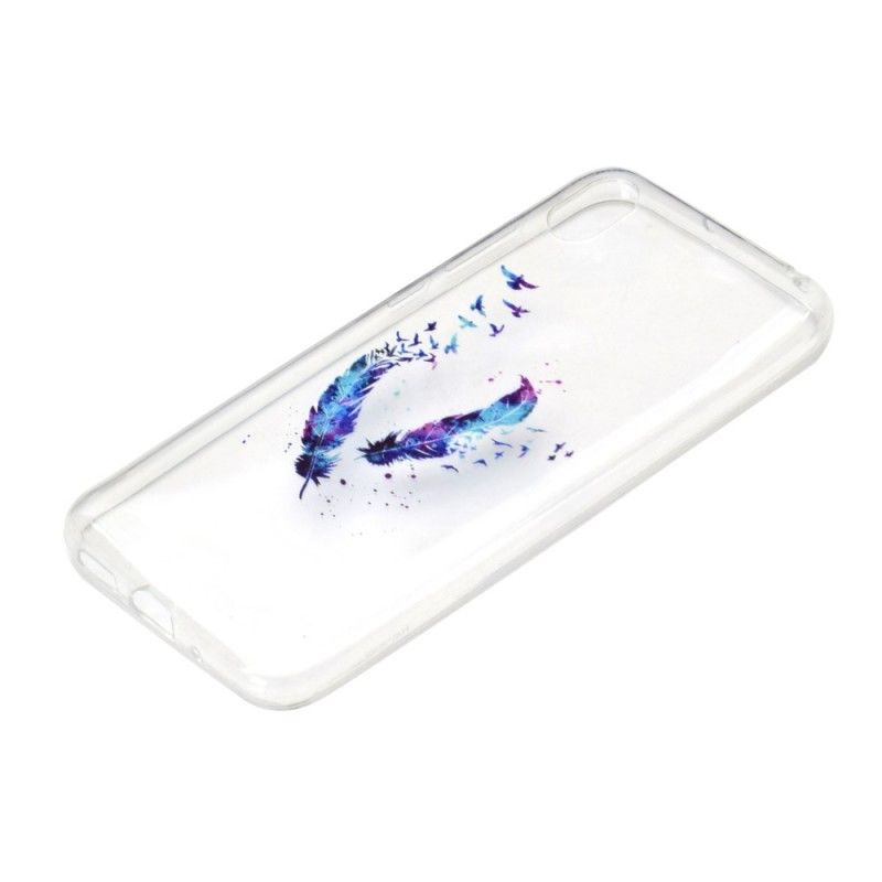 Coque Huawei Y5 2019 Transparente Plumes