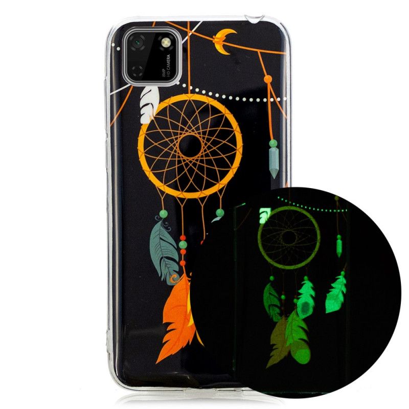 Coque Huawei Y5p Attrape Rêves Unique Fluorescente