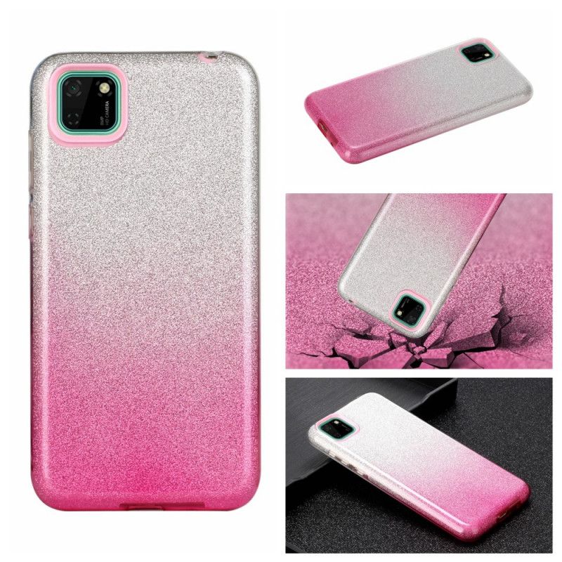 Coque Huawei Y5p Dégradé Paillettes