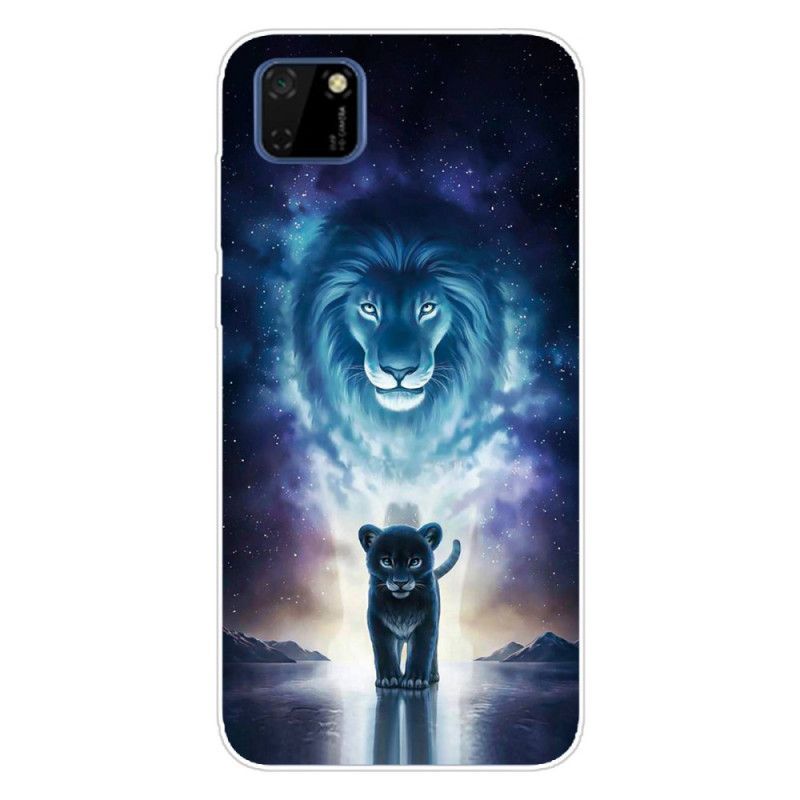 Coque Huawei Y5p Lionceau