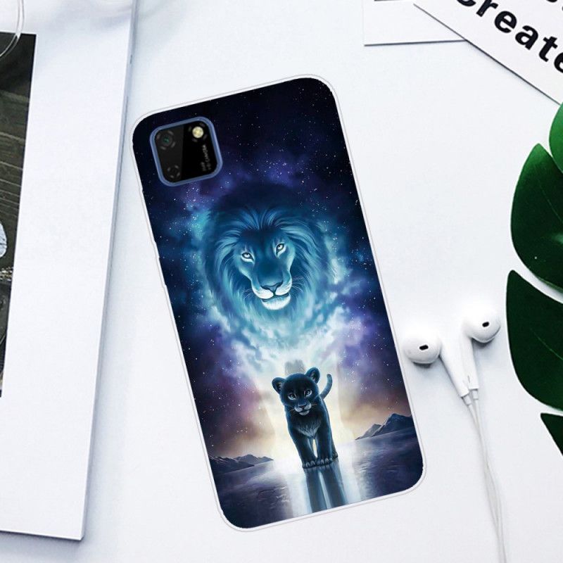 Coque Huawei Y5p Lionceau