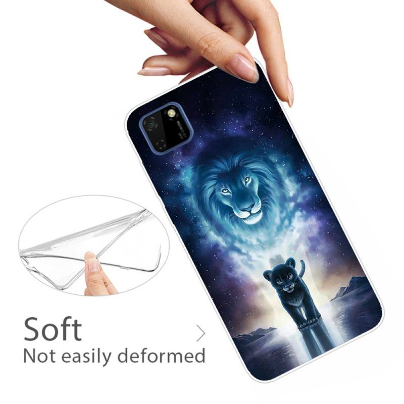 Coque Huawei Y5p Lionceau