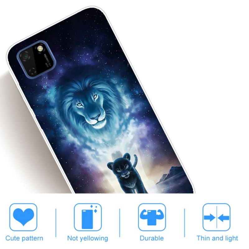 Coque Huawei Y5p Lionceau