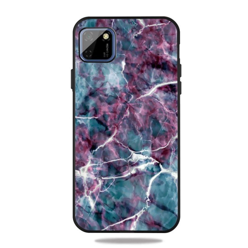 Coque Huawei Y5p Marbre Violet